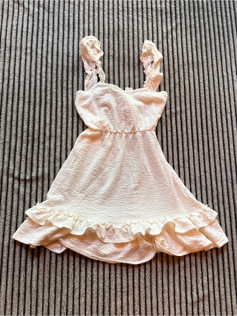 Caution to the Wind Coquette Ruffle Sundress - Lightweight Summer Size Small